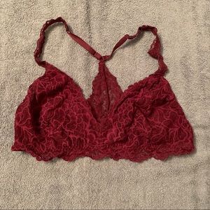 Maroon lace bralette🖤